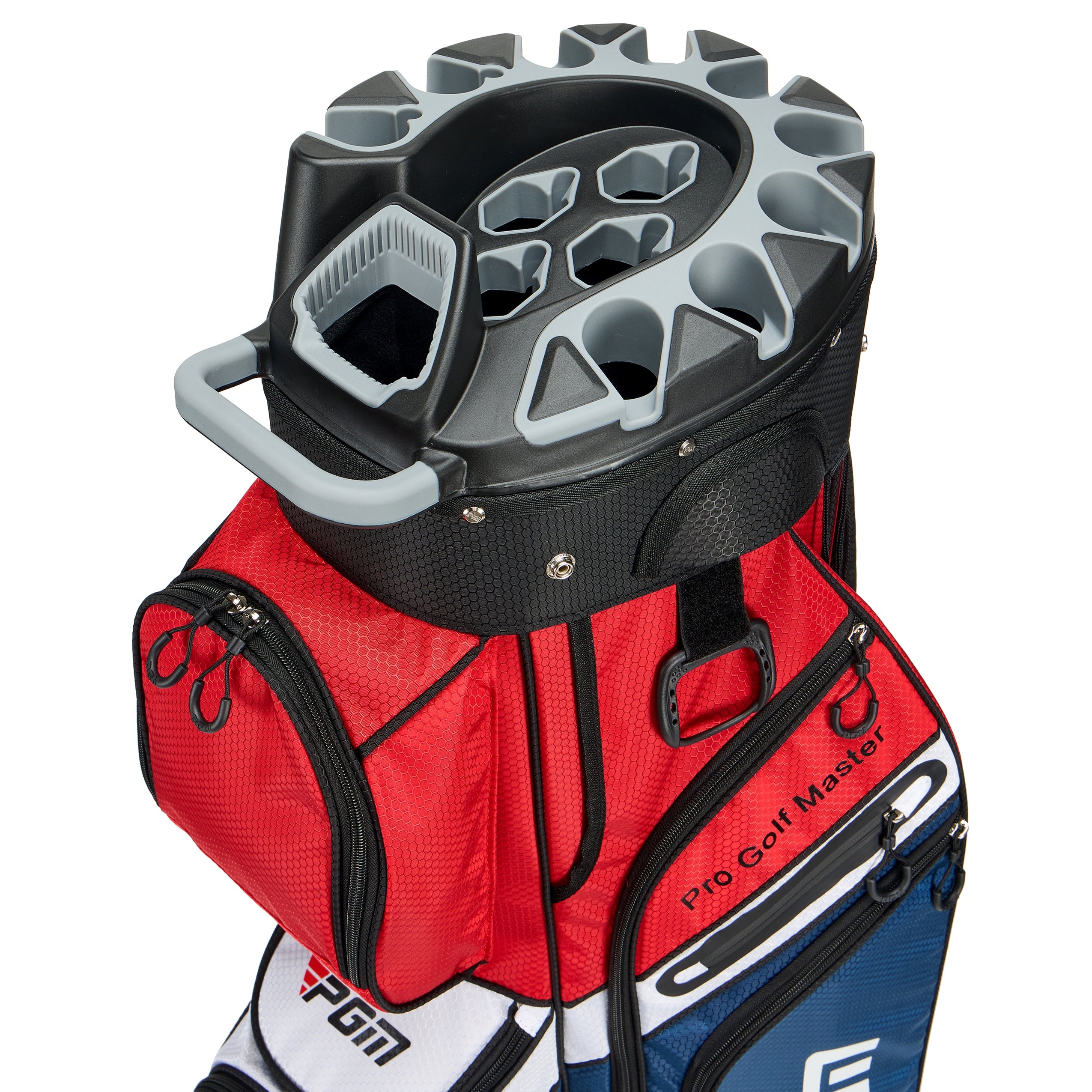 PGM Golf Cart Bag 14 Way Organizer Divider Silent Top Waterproof Bag/Blue