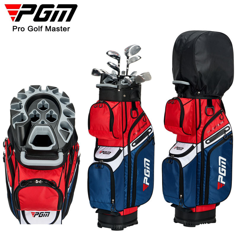 PGM Golf Cart Bag 14 Way Organizer Divider Silent Top Waterproof Bag/black