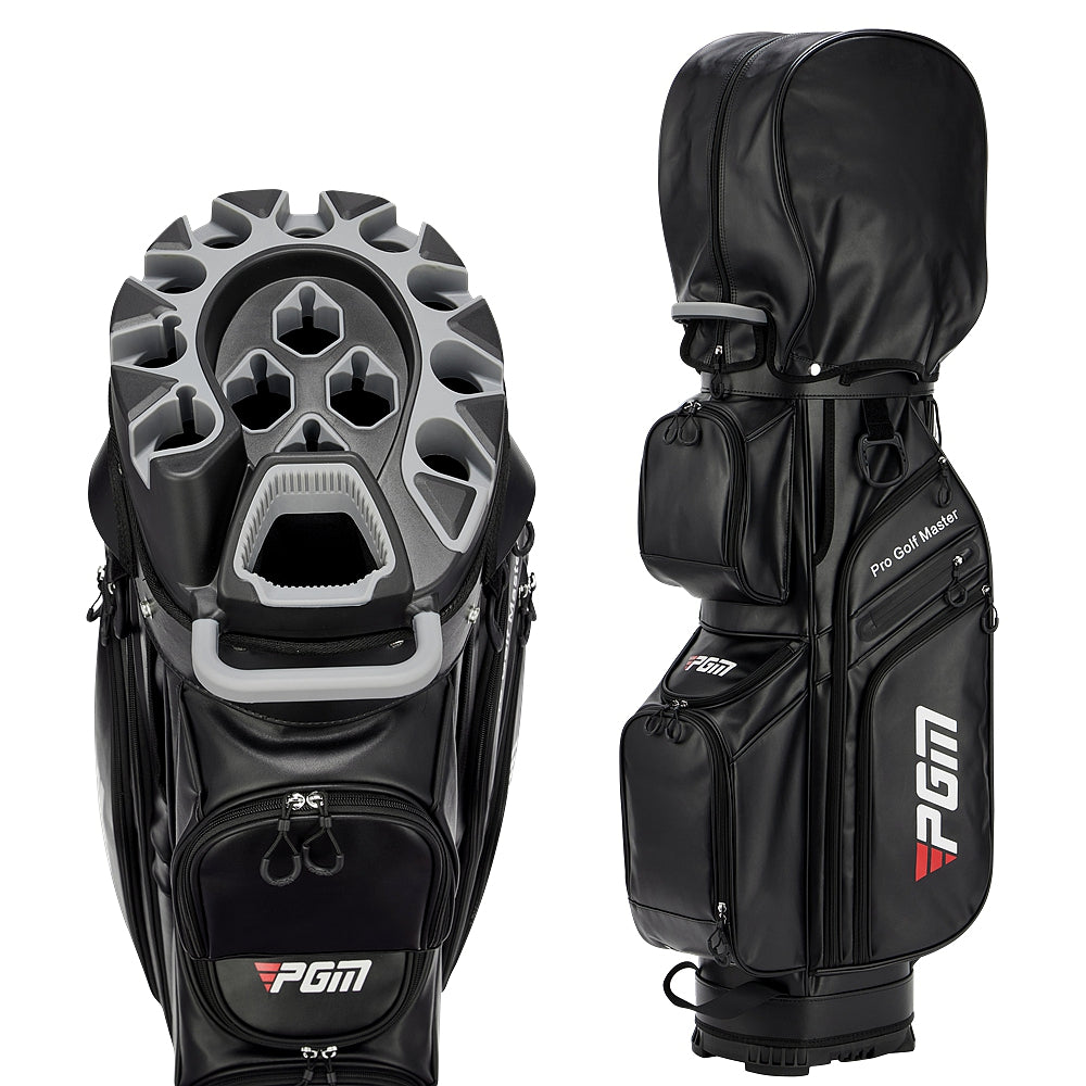PGM Golf Cart Bag 14 Way Organizer Divider Silent Top Waterproof Bag
