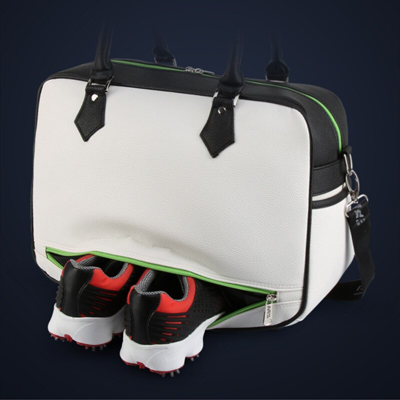 PGM Golf Clothing Bag Men's and women's PU Shoes bag Cross Body Shoulder Bag Large capacity ultra light and portable YWB017
