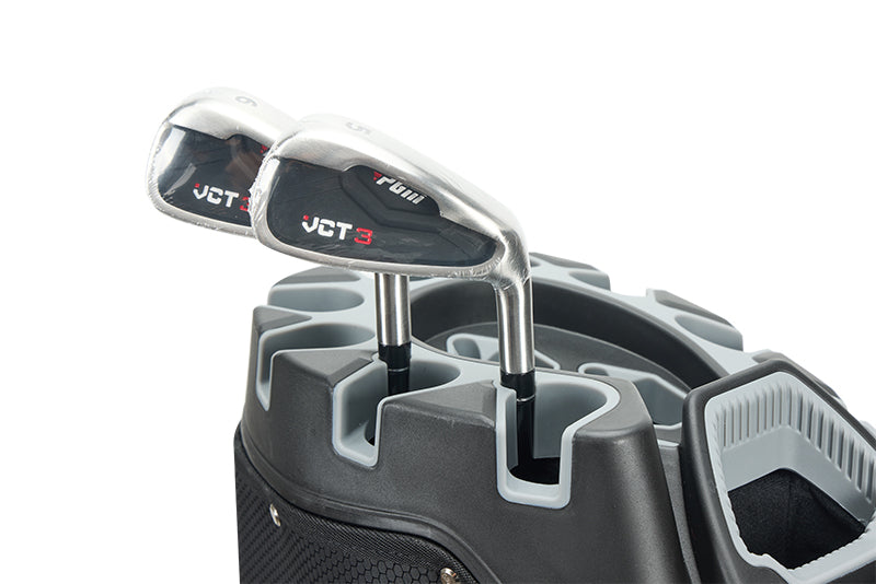 PGM Golf Cart Bag 14 Way Organizer Divider Silent Top Waterproof Bag/black