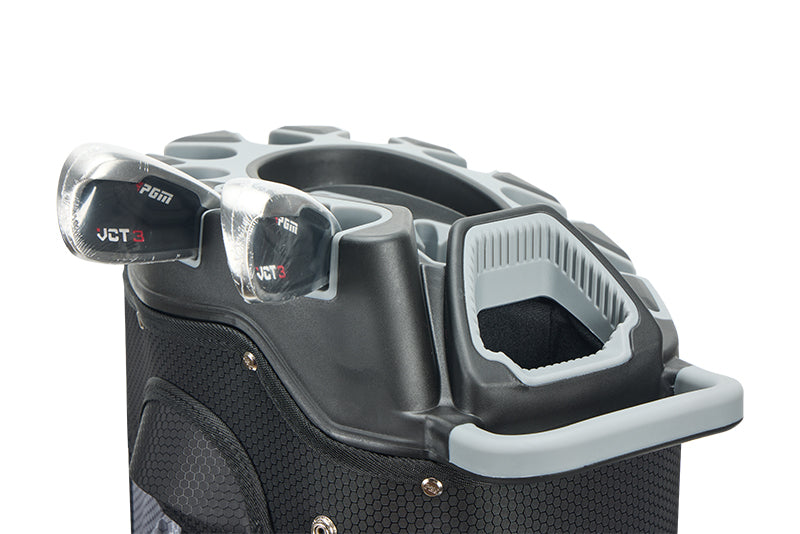 PGM Golf Cart Bag 14 Way Organizer Divider Silent Top Waterproof Bag/black