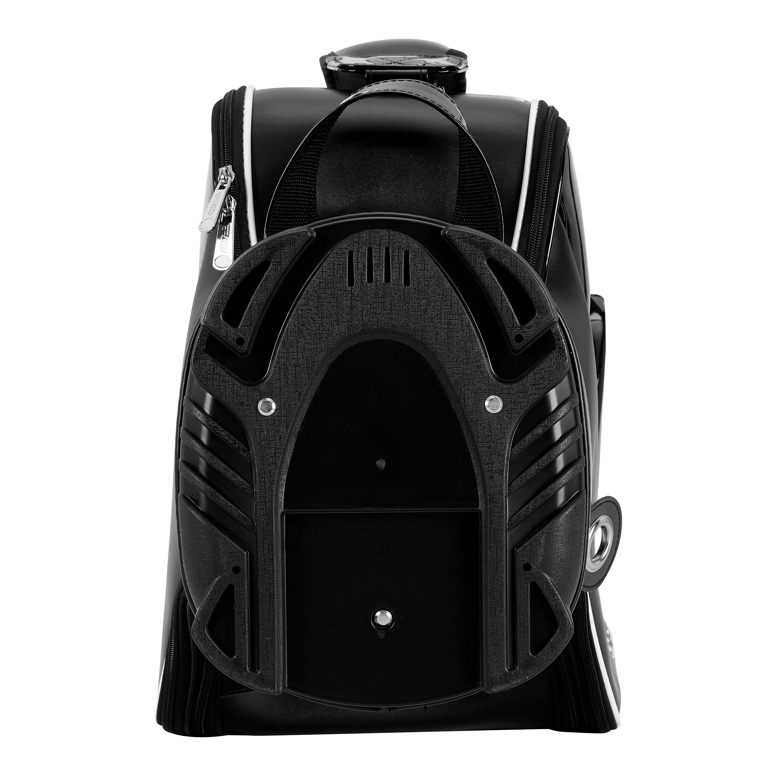 Sac de chariot de golf PGM avec compartiment à 14 compartiments et compartiment silencieux, sac étanche/noir