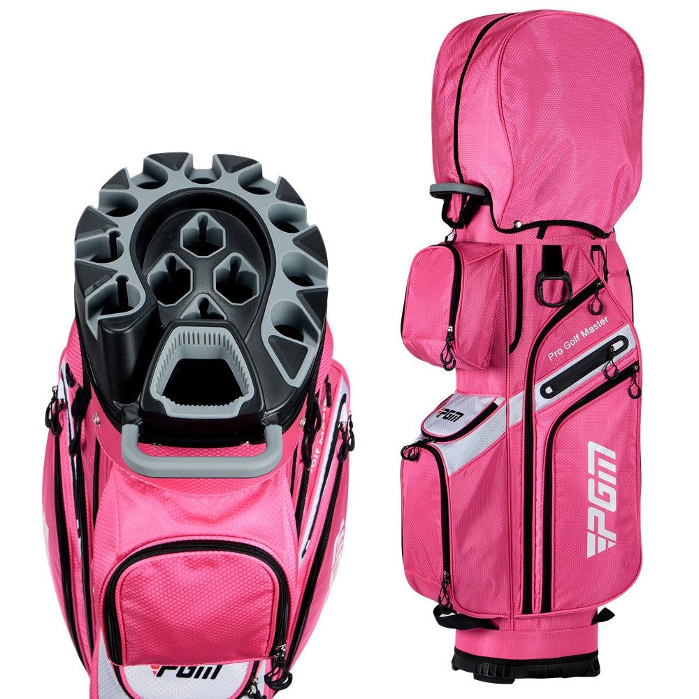 PGM Golf Cart Bag 14 Way Organizer Divider Silent Top Waterproof Bag/black