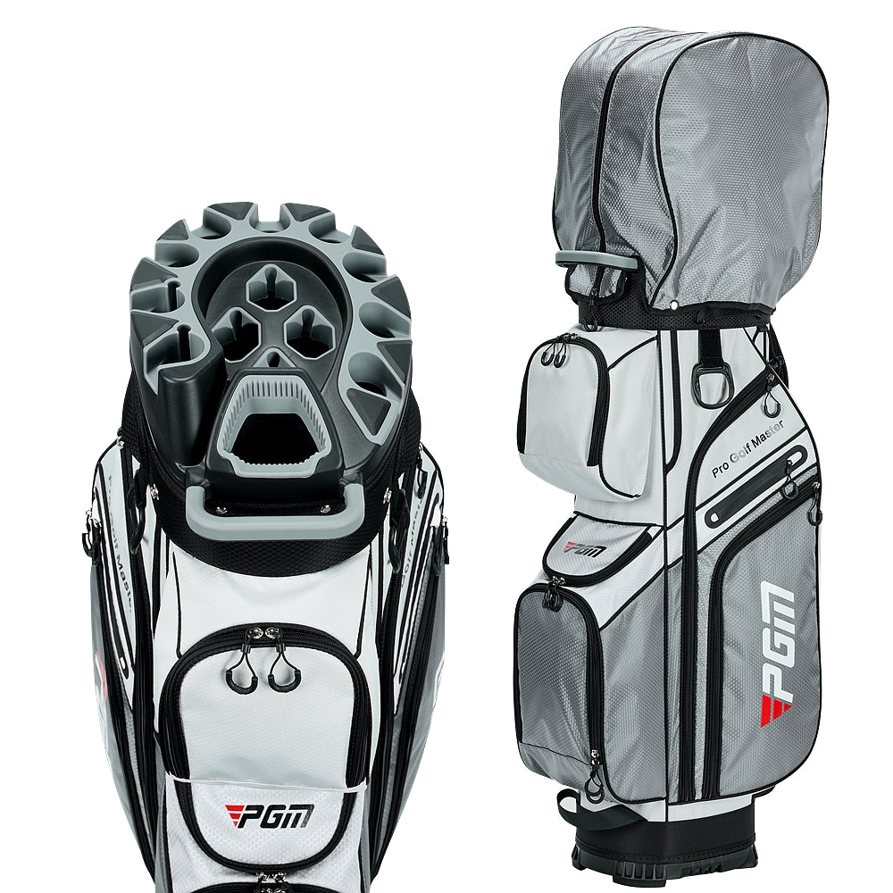 PGM Golf Cart Bag 14 Way Organizer Divider Silent Top Waterproof Bag/Blue